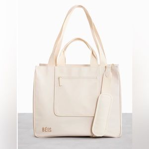 BÉIS The East To West Tote in beige